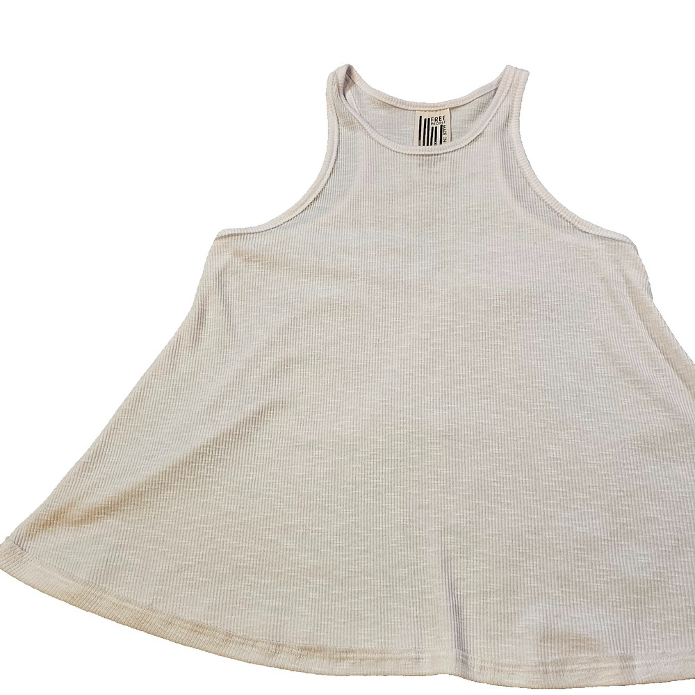 Free People Racerback Ribbed High Neck Tank Women's SZ XS Layering,Base,Comfort